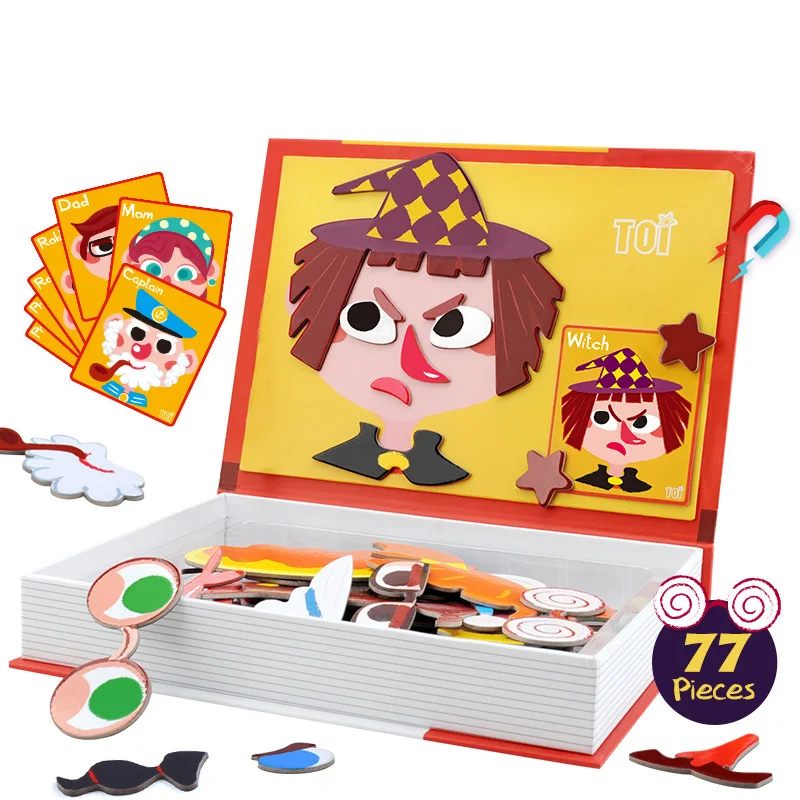 

Early childhood educational children's toys, various styles, children's magnetic book stickers, educational toys children's gift