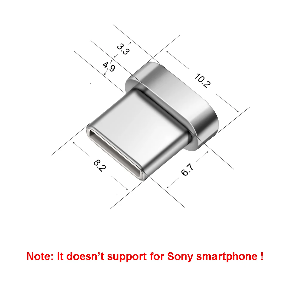 BBSW Magnetic Adapter Cable Micro USB to TYPE-C Charging Cable For SAMSUNG S9+ Note 8 Xiaomi Mi8 SE MIX2S HUAWEI P20 P10+ USB-C (2)