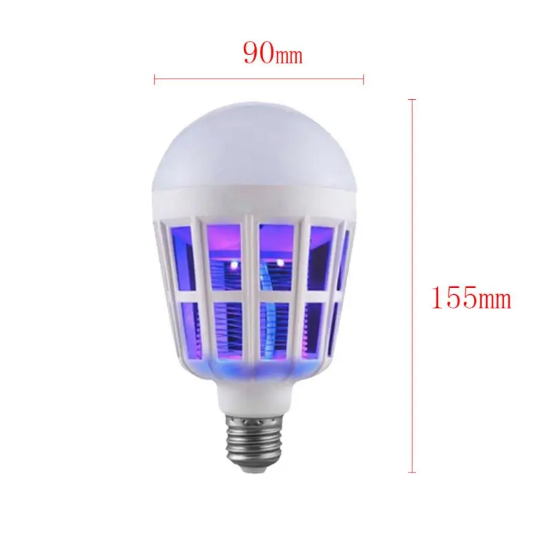 

LED Anti-Mosquito Dual-use Bulb Socket Electric Mini Mosquito Lamp Repeller killing Fly Bug Insect Trap