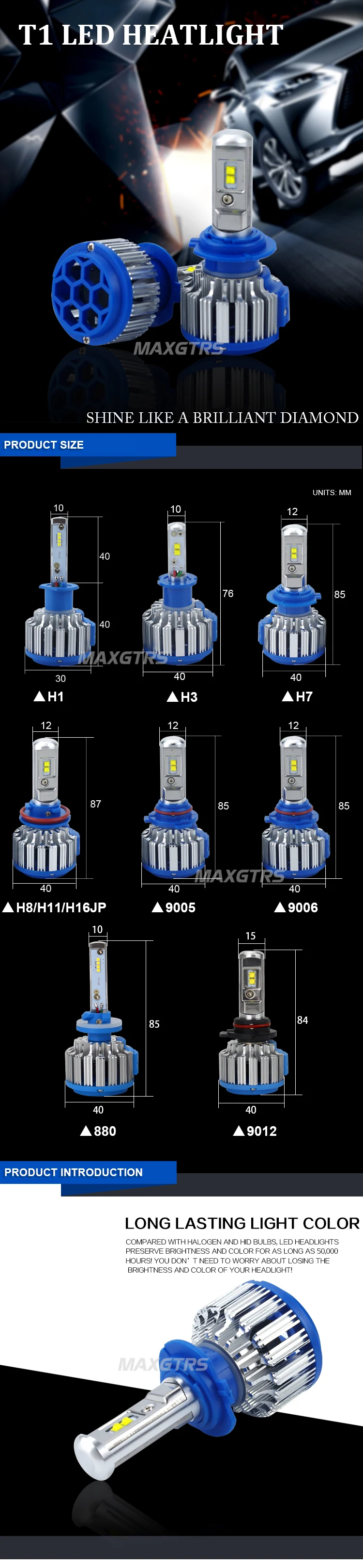 2x H1 H3 H4 H7 H8 H11 9005 HB3 9006 HB4 H13 9004 880 881 9012 автомобильная светодиодная головная светильник Авто Canbus 70 Вт белый светильник лампочка