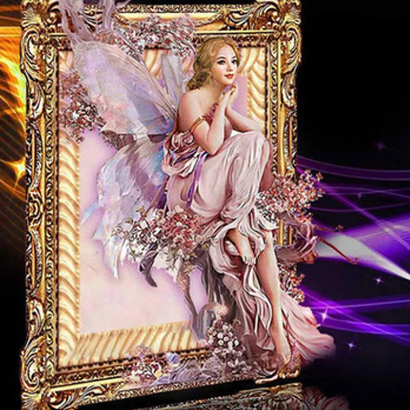 Full Diamond Angel Embroidery 5D Painting Square Rhinestone Cross Stitch DIY Craft 32cm*45 cm | Дом и сад