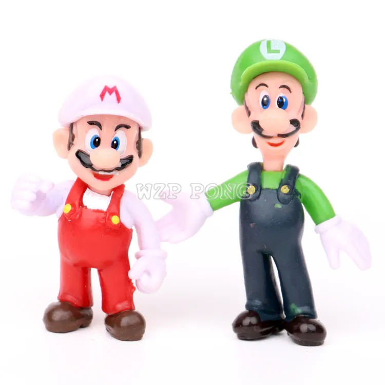 10 pcs/set Super Mario Bros Luigi Peach PVC Action Figures Donkey Kong Wario Waluigi Toad Anime Figurines Kids Toys brinquedos 10 pcs/set Super Mario Bros Luigi Peach PVC Action Figures Donkey Kong Wario Waluigi Toad Anime Figurines Kids Toys brinquedos