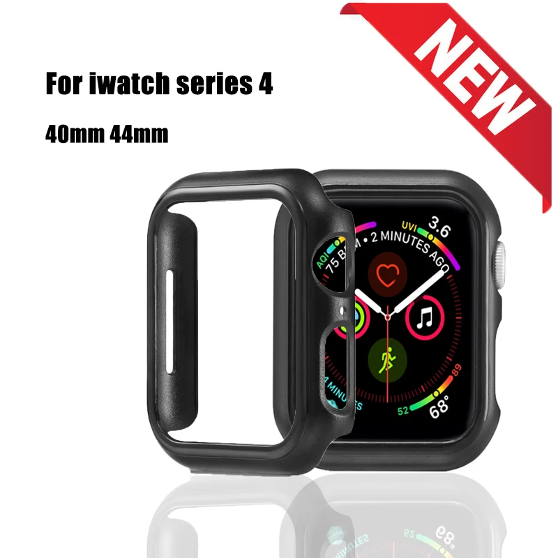 Shock-Proof and Shatter-Resistant Protective Bumper Case for Apple watch Case 44/40mm Compatible for iwatch series 4 Accessories Shock-Proof and Shatter-Resistant Protective Bumper Case for Apple watch Case 44/40mm Compatible for iwatch series 4 Accessories