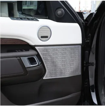 

For Land Rover Discovery 5 LR5 2017 2018 Car-styling Aluminum alloy Car Door Speaker Cover Trim Accessories 4PCS