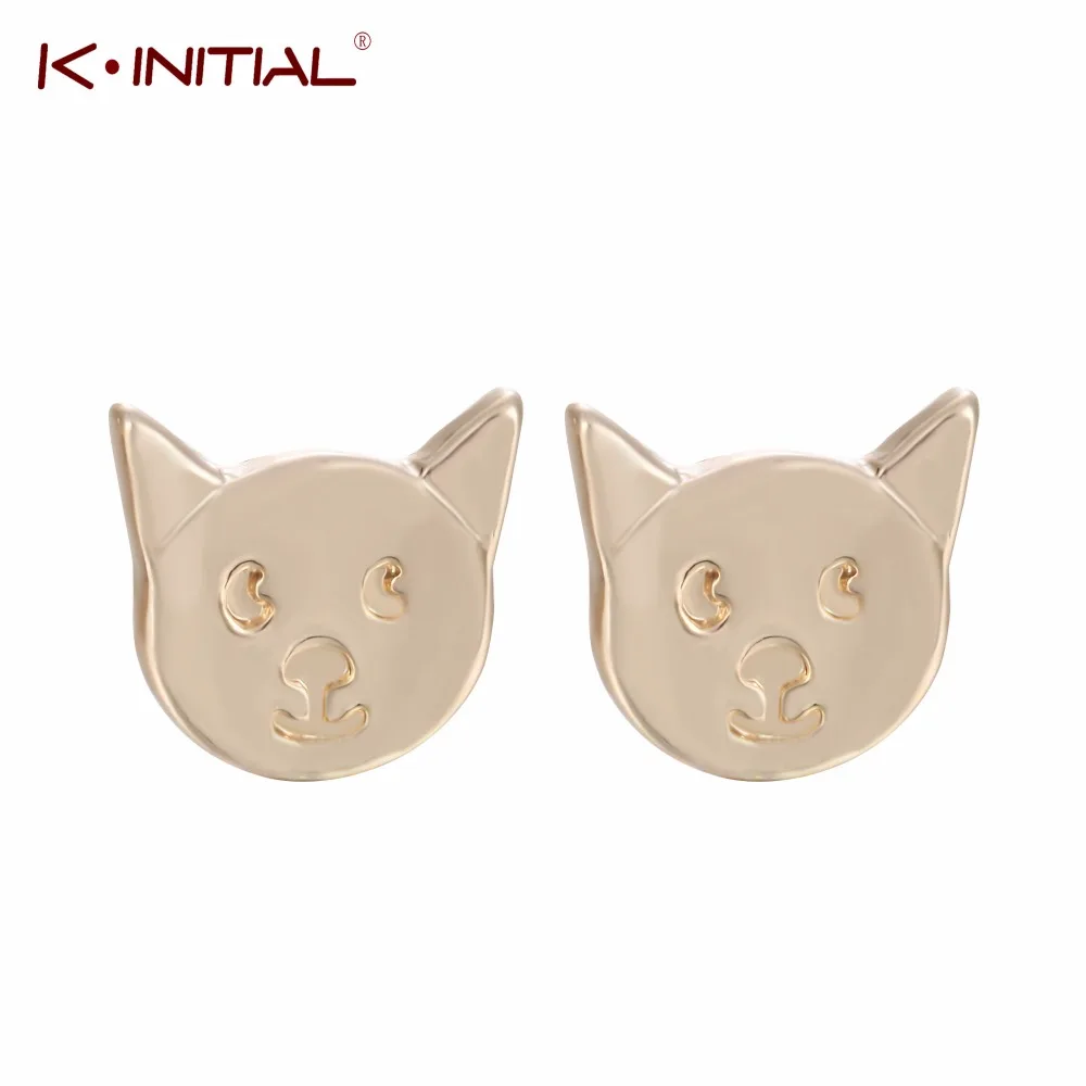New Handmade Ear Cute Cat Stud Earring Fashion Statement Jewelry Animal