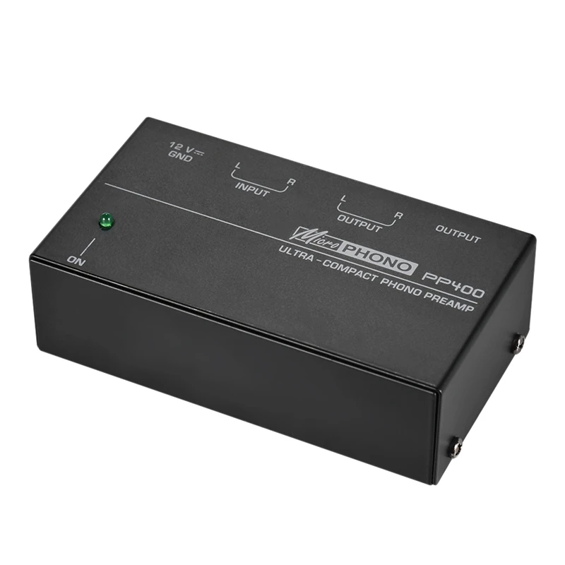 Ультракомпактный Phono предусилитель с Rca 1/4 дюйма Trs интерфейсы Preamplificador Phono предусилитель(штепсельная вилка США