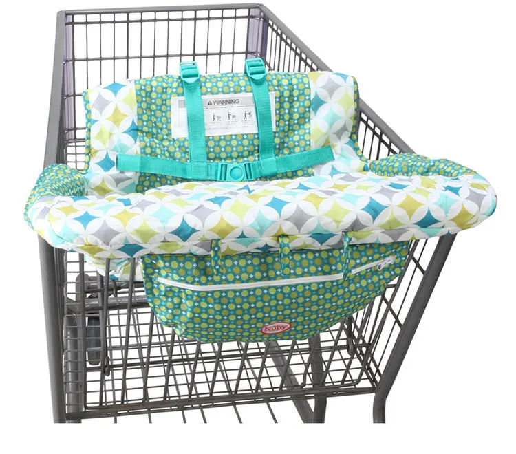 

Safe Soft Baby Shopping Cart Seat Cover Folding Portable Seat Covers High Chair Pad For Toddler Infant Baby