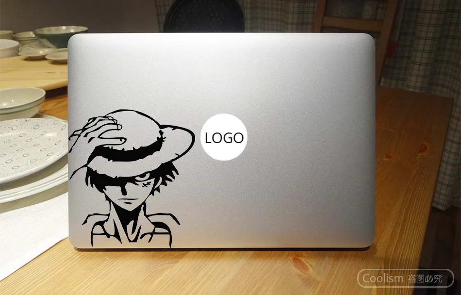 One piece капитан Луффи виниловая наклейка на ноутбук для Apple наклейка для MacBook Air 13 Pro retina 11 12 15 17 дюймов Mac Mi Book наклейка на кожу