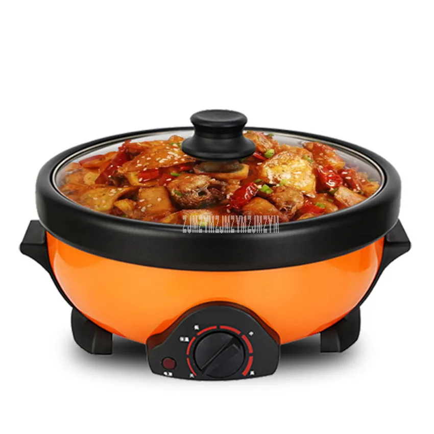 2.5L Electric Hot Pot Multi Cooker Household Pot Separatable Non-stick Coating Electric Cooking Machine Stewing Hotpot Cooker