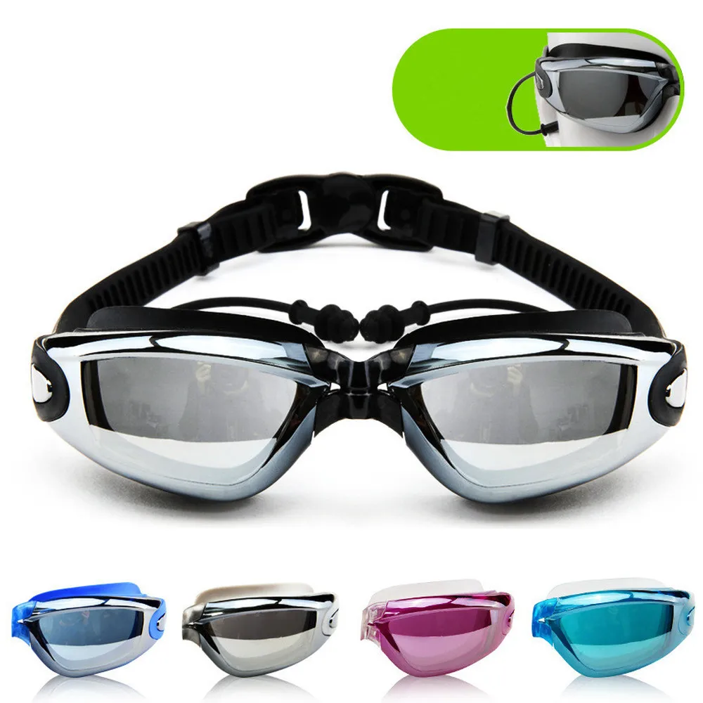 Buy Swimming Goggles Adult Swim Goggles with Mirror