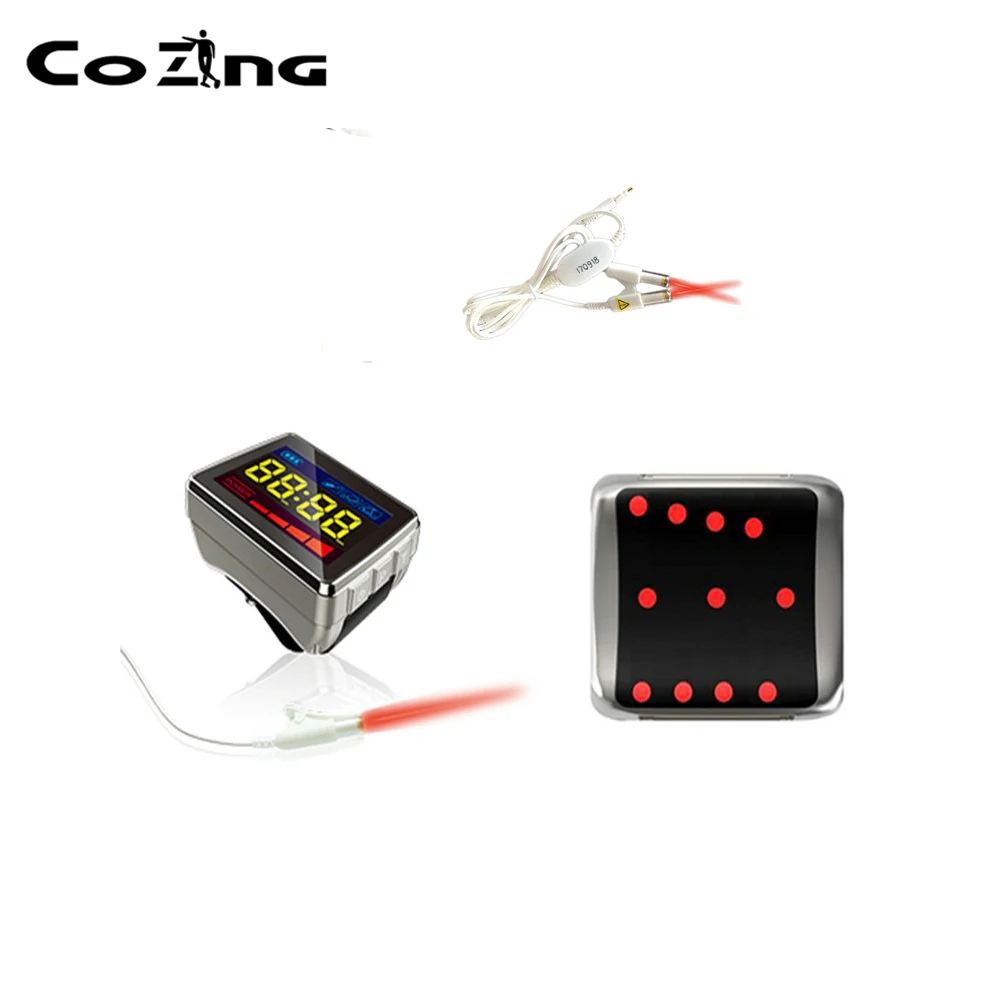 COZING Cold Laser Acupuncture Device for Allergic Rhinitis Treatment .Diabetic Equipment Laser Therapy Watch