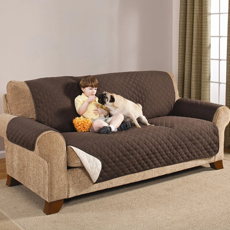 

Waterproof Quilted Sofa Covers for Dog/Cat Pets Cheap Living Room Armchair Furniture Protector Couch Sofa Mat 1/2/3 Seater