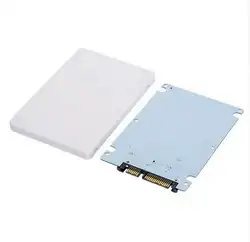 CY 1,8 "Micro SATA 16pin SSD до 2,5" SATA 22pin 7 + 15 жесткий диск Корпус 7 мм высота белый цвет