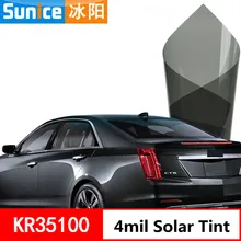 4mil здание оконная пленка 35% VLT Теплоизоляция стекло Тонировочная пленка для шланга офисный автомобиль зонт жилой коммерческий 1,52 x м 3 м