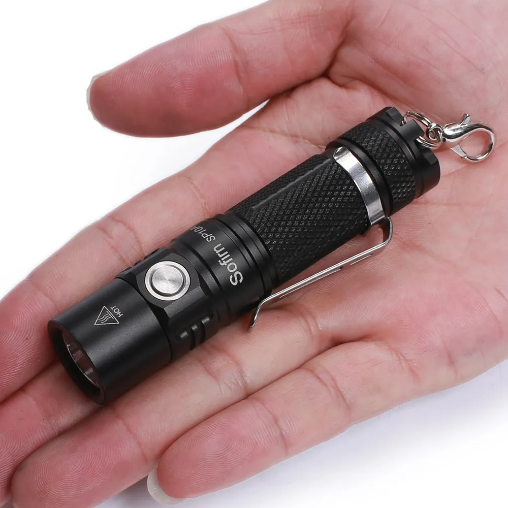 Sofirn Новый sp10a мини Портативный светодиодный фонарик АА EDC карман свет CREE XPG2 брелок