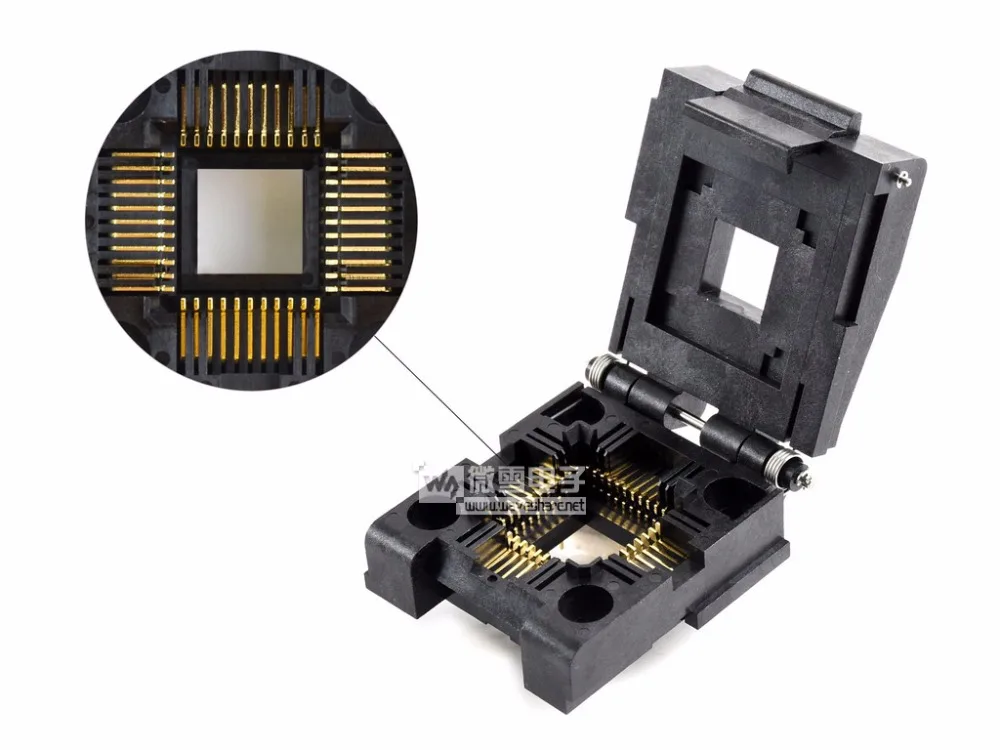 

IC51-0444-400, тестирование и обгорание разъема для упаковки PLCC44
