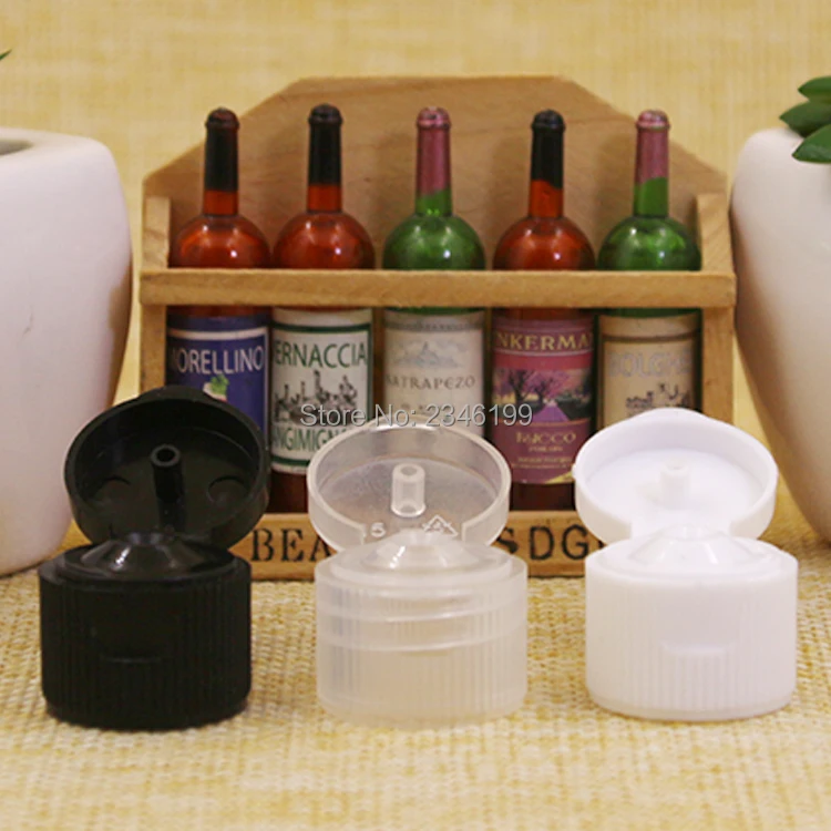 Plastic Bottle 15ml Empty Cosmetic Packaging Flip Cover Bottle Empty Plastic Cosmetic Container Transparent Cap Packaging (6)