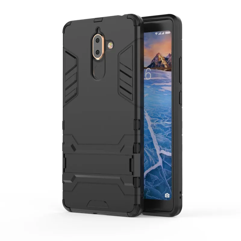 Для Nokia 7 Чехол для плюс Не доставая его из чехла Nokia7 2in1 Armour 2 в 1 комбинированный