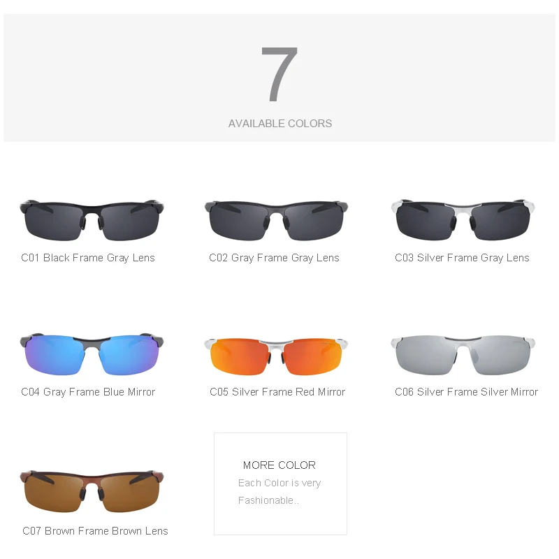 MERRYS, мужские поляризованные солнцезащитные очки, авиационные, алюминиево-магниевые, солнцезащитные очки для рыбалки, вождения, прямоугольные, без оправы, S8277