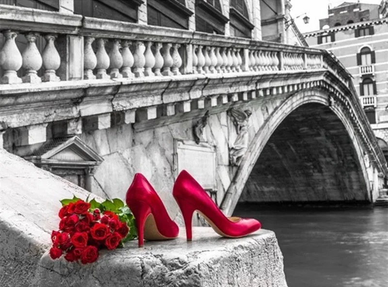 Черно Белые Фото С Красным Акцентом фото 10