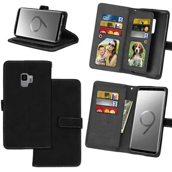 

20pcs/lot Free shipping Vintage Matte 9 card cell phone case cover for samsung galaxy S7 S7 edge S8 S8 plus S9 S9 plus cases