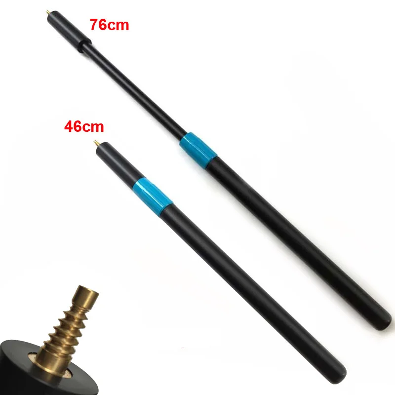 

xmlivet 46cm Snooker Cue extension 18inch extent to 76cm/30inch for Omin screw Snooker Cues cue extnder accessories