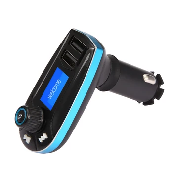 

VODOOL 618C FM Transmitter Handsfree Modulator Car Kit Bluetooth Hands-free Music MP3 Player Dual USB Charger For Phone ME3L