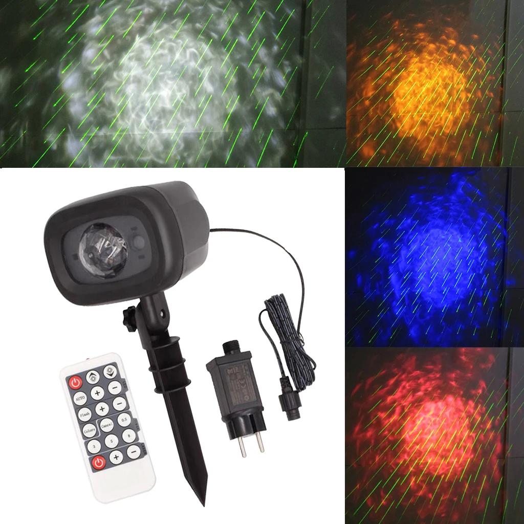 Outdoor Indoor Lawn Landscape Garden Xmas Show Projector EU Plug Widely used in Halloween Christmas Weddings
