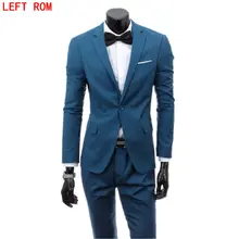 (Jackets+Pants) Men's Suits Slim Fit Tuxedo Brand Fashion Dress Wedding Blazer New Arrival Work Male Suits Men's business suit