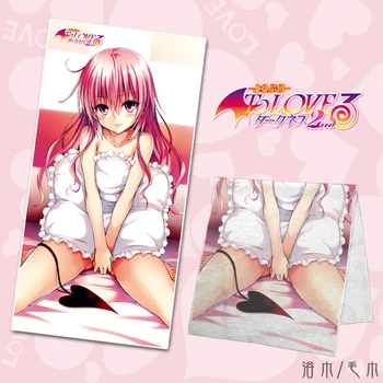 

Anime To Love Ru Nana Print Sexy Towel Body Bath Bathroom Beach Microfiber Towels Facecloth Washcloth 70*35/140*70cm For Adult