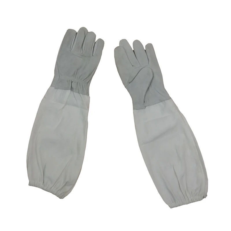 

1 pair beekeeping protective gloves sheepskin breathable professiional Anti bee for Apiculture beekeeper beehive