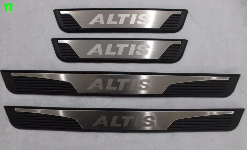 

Auto Door sill plate scuff plate for toyota altis , stainless steel,auto accessories,car styling