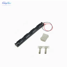 50Pcs 3xAA Straight Battery Case Holder Socket Wire Junction Boxes With 15cm Wires, PH 2.0 Header and Crimps