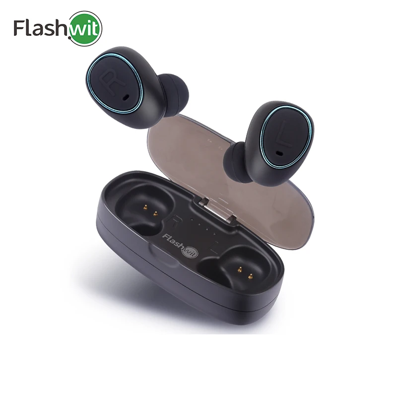 

Flashwit TWS Wireless earphone Invisible sports Headphones True 3D Stereo Earbud Mini Bluetooth Headset with mic for iphone