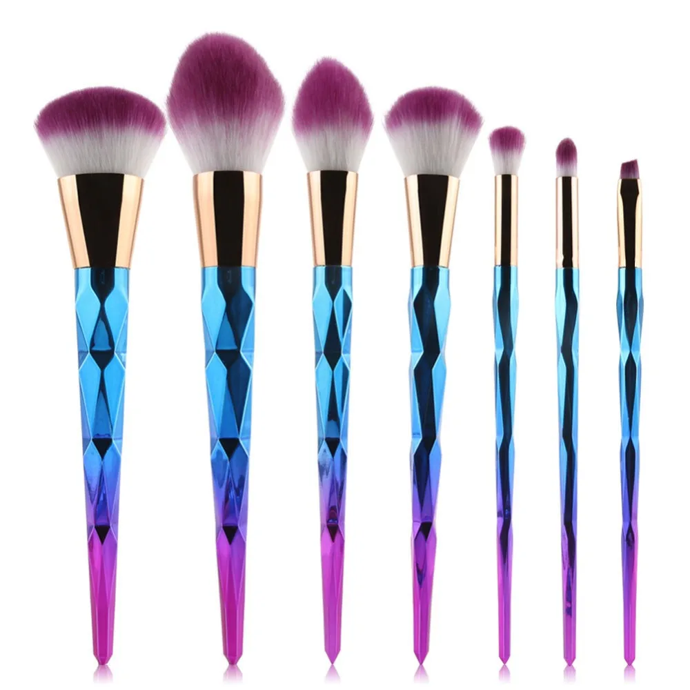 

Hot Diamond Makeup Brushes Set Foundation Blending Powder Eyeshadow Contour Concealer Blush Cosmetic Make Up Tools Dropshipping