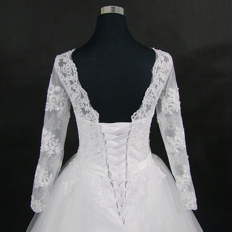 Женское свадебное платье с открытой спиной QQ Lover недорогое кружевное 2019|dress wedding