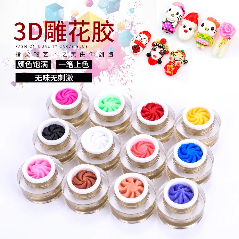 

Drawing Plastic Creative Painted Plastic Phototherapy Carved Glue Painting Flower Pull Line Nail Tool