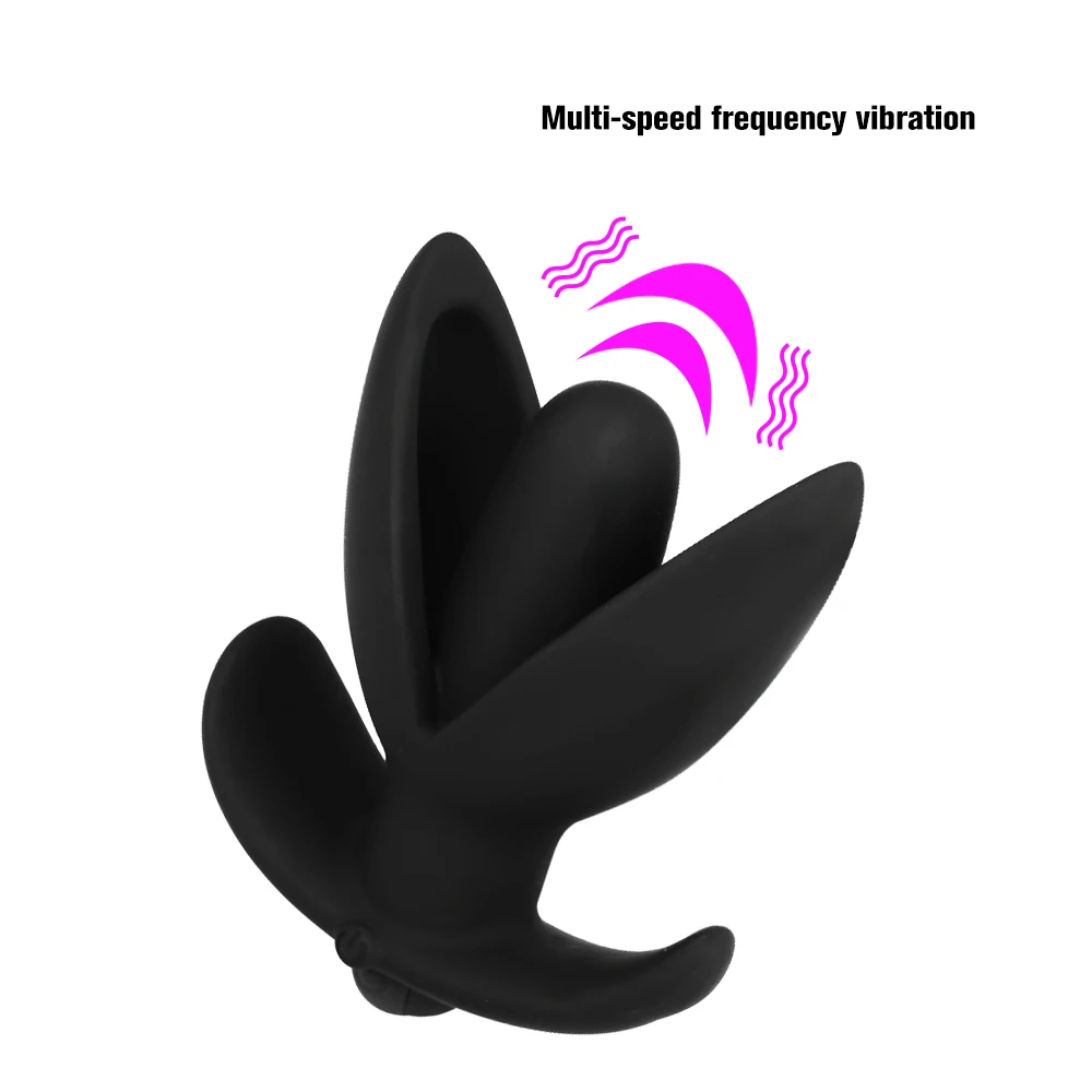 Anal Plug Stimulator Butt Plug Vibrator 10 Speeds Remote Control USB Rechargeble Anal Massager Adult Sex Products For Men Women