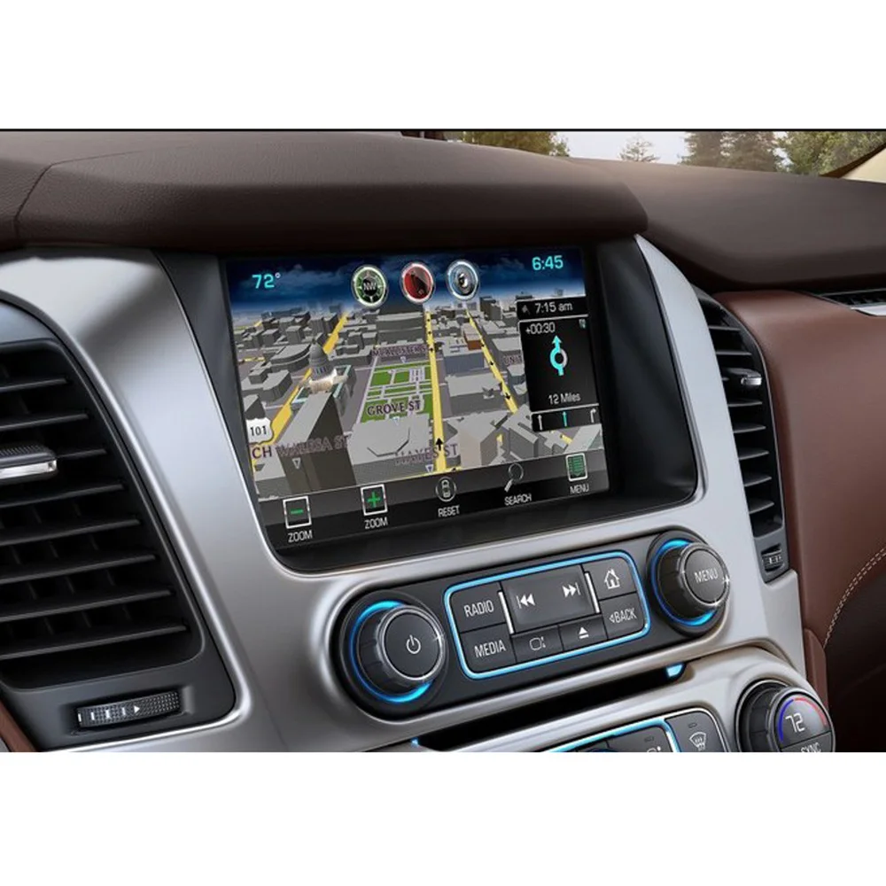 8 дюймов закаленное стекло для Chevrolet Chevy Suburban Tahoe 2015 2016 2017 2018 2019 аксессуары