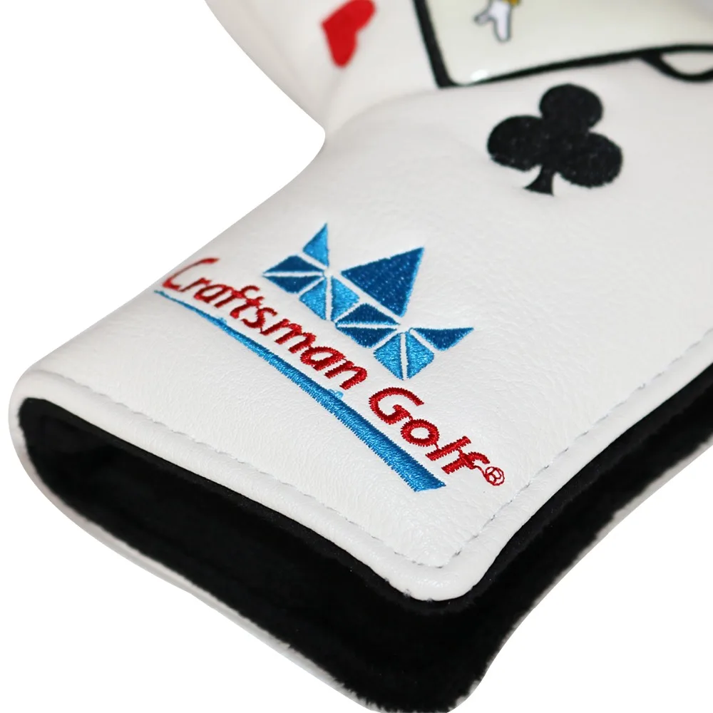 Гольф-мастер покер лицо Джокер чехол клюшки для гольфа клюшки крышка с магнитной застежкой Гольф Головные уборы(3 цвета на ваш выбор