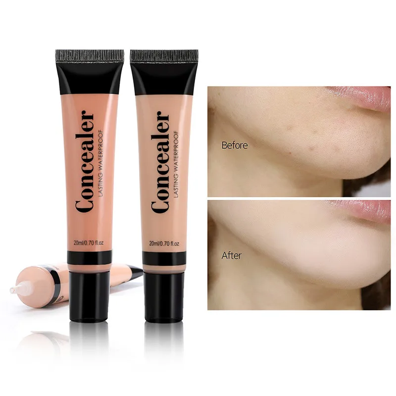 

Full Cover 6 Colors Liquid Concealer Makeup 20ml Eye Dark Circles Cream Face Corrector Waterproof Make Up Base Cosmetic
