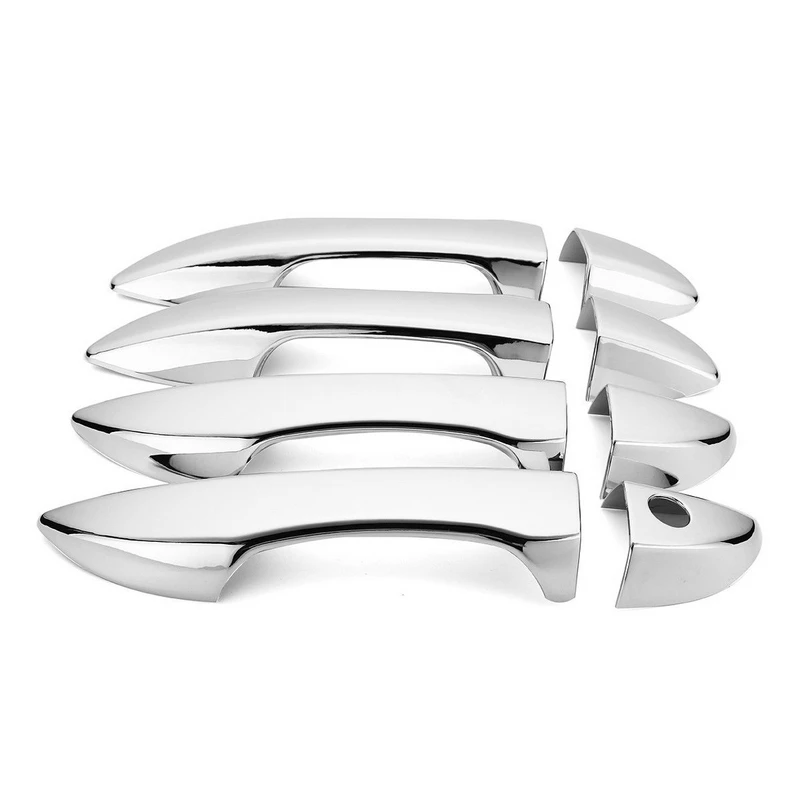 JXLCLYL 8pcs/set Chrome Side Door Handle Cover Trim For  Corolla 2014-2017