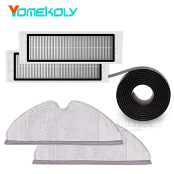 

Replacement Spare Parts for Xiaomi Roborock S50 S51 Vacuum Cleaner Gen 2 2pcs Dry Wet Mop 2pcs Filters 1pc Virtual Magnetic Wall