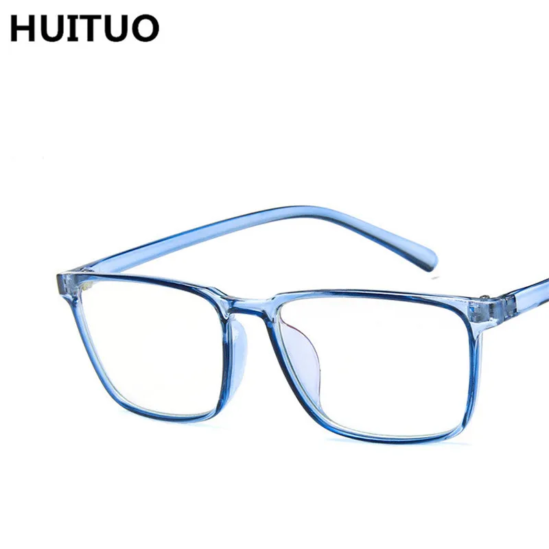 

HUITUO New Fashion Small Box Flat Mirror Goggles Reading Glasses Women Optical Eyeglasses Clear Computer Eyewear Fake Spectacles