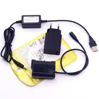 USB cable 5V3A charger+EN-EL15 MB-D15 dummy battery EP-5B DC Coupler for Nikon Z7 Z6 D7500 D7200 D850 D810 D800 D800E D750 D610