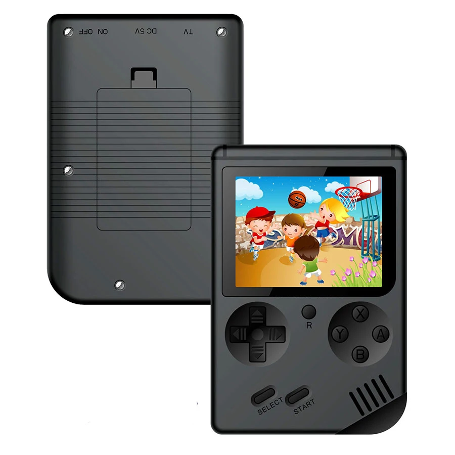 

100PCS Retro Mini Portable Handheld Game Console Players 3.0 Inch Black 8 Bit Classic Video Handheld Game Console RETRO 07