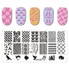 Hot Sale 32pcs 12*6cm XY-L Series Nail Stamping Plates DIY Image Plastic Nail Art Manicure Templates Salon Beauty Polish Tools 4
