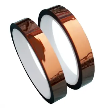 

40mm x 33m Polyimide Adhesive Tape High Temperature Resistant Anti-heat Tape PCB SMT Soldering Shielding Free Shipping - 2Roll
