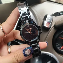 3 colores! Mashali lujo Mujeres de la Marca de Relojes de Oro Rosa Relojes de pulsera de Cuarzo de Acero Completo relojes mujer 2016