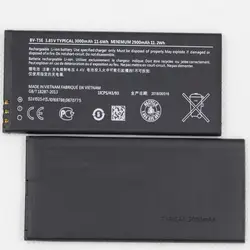 10 шт./лот 3000 mAh/11.6Wh 3,8 V BV-T5E Замена Батарея для Microsoft Lumia 950 RM-1106 RM-1104 RM-110 МПЮП мобильный bateria